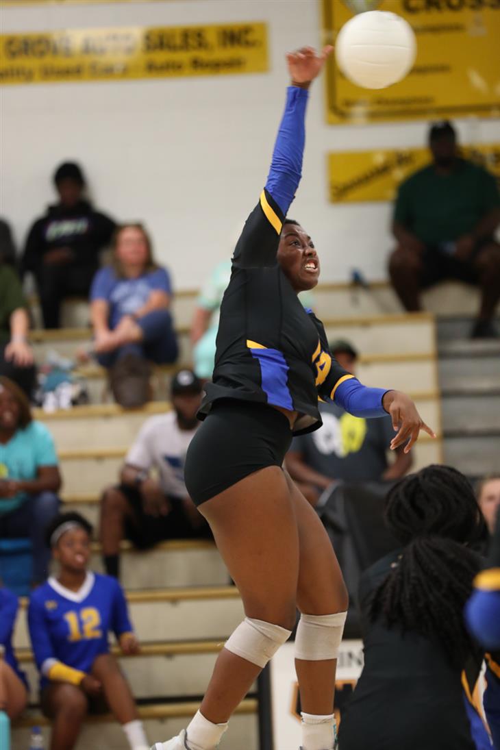 Highland School of Technology senior Ashlynn Stephens was named the North Carolina Volleyball Coaches Association 1A Player of the Year.